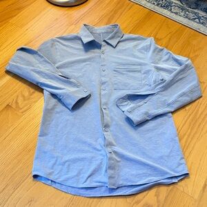 Lululemon Commission Long Sleeve Shirt Blue size M